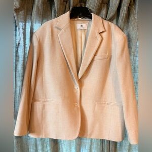 Aritzia Babaton Soft Cream Blazer wool